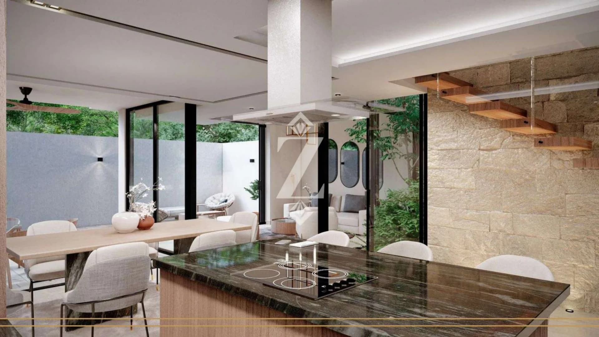 Tierra House in Cancún - interior