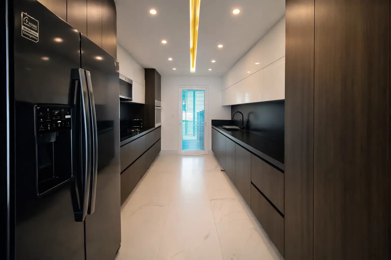 Beachfront Residence at Bay View Grand, Contemporary kitchen