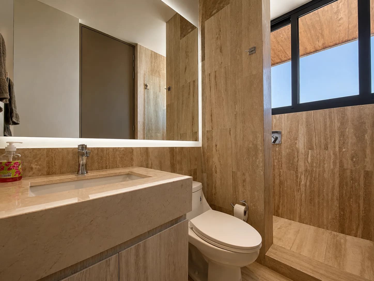 Departamento Morelos en Cancún - baño