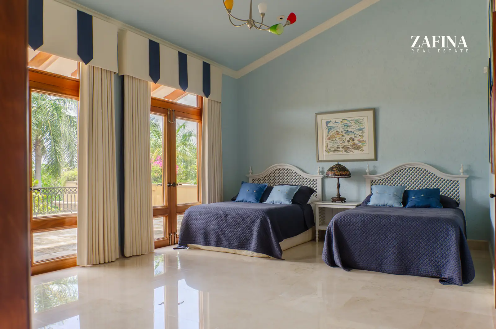 Casa del Faro Seaside Estate, Bedroom with wood ceiling