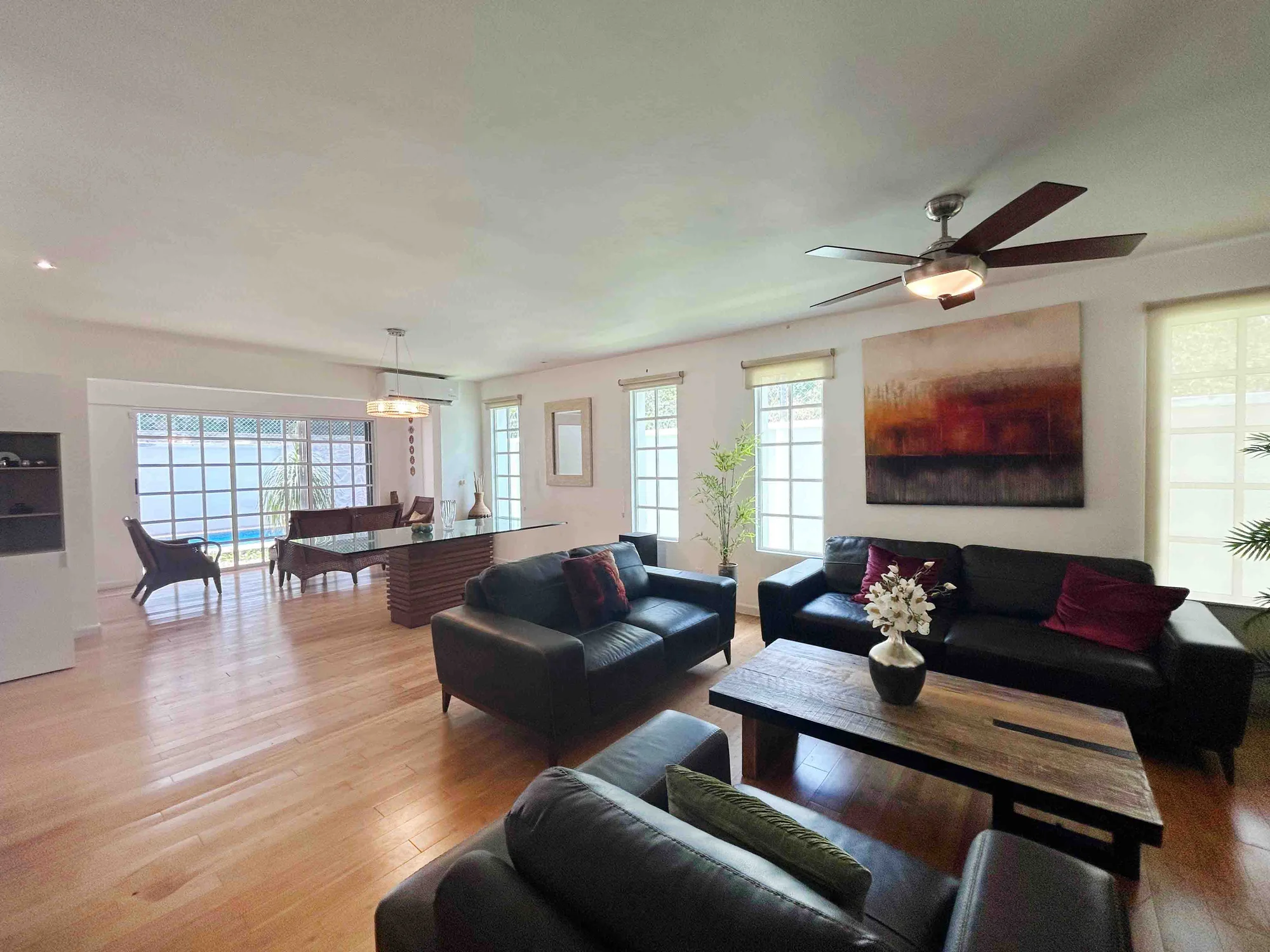Punta Allen House in Cancún - living room