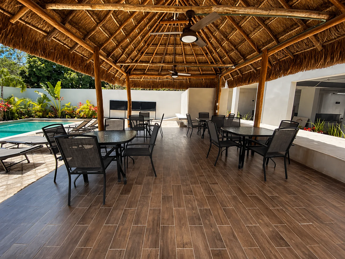 Departamento Departamento Colegios 22 en Cancún - área social