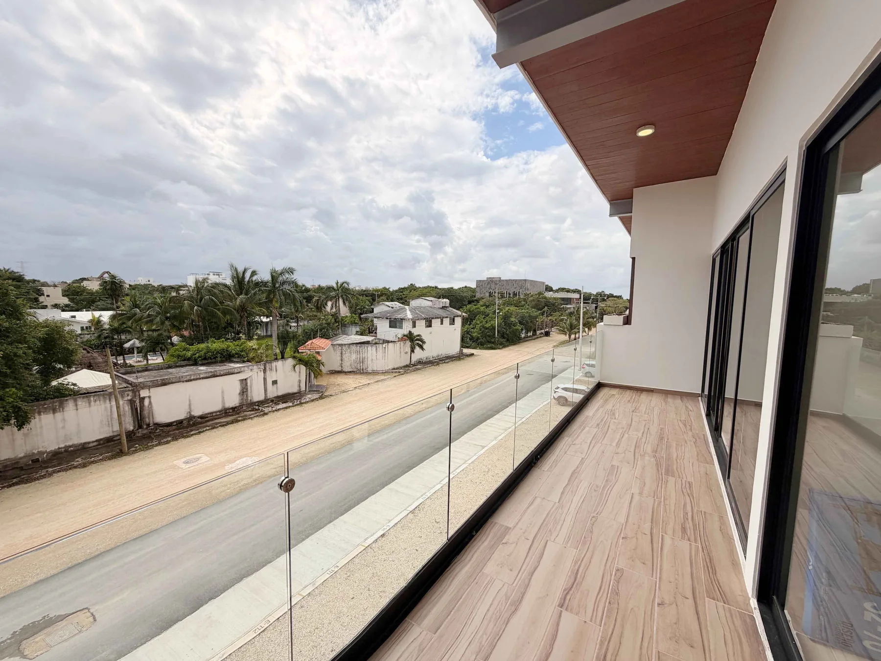 Balcón privado en HLiving, Cancún