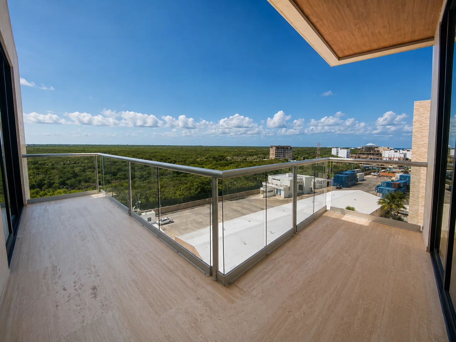 Departamento Morelos en Cancún - terraza o balcón