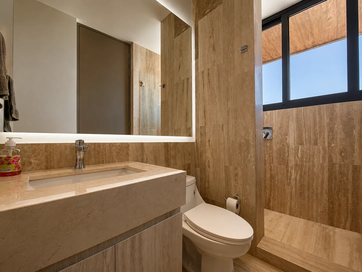 Departamento Morelos en Cancún - baño