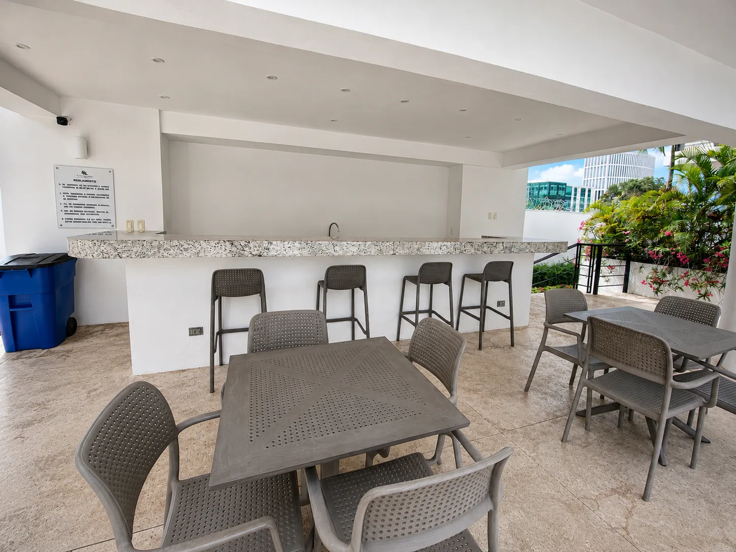 Social area at Palmar Residencial, Cancún